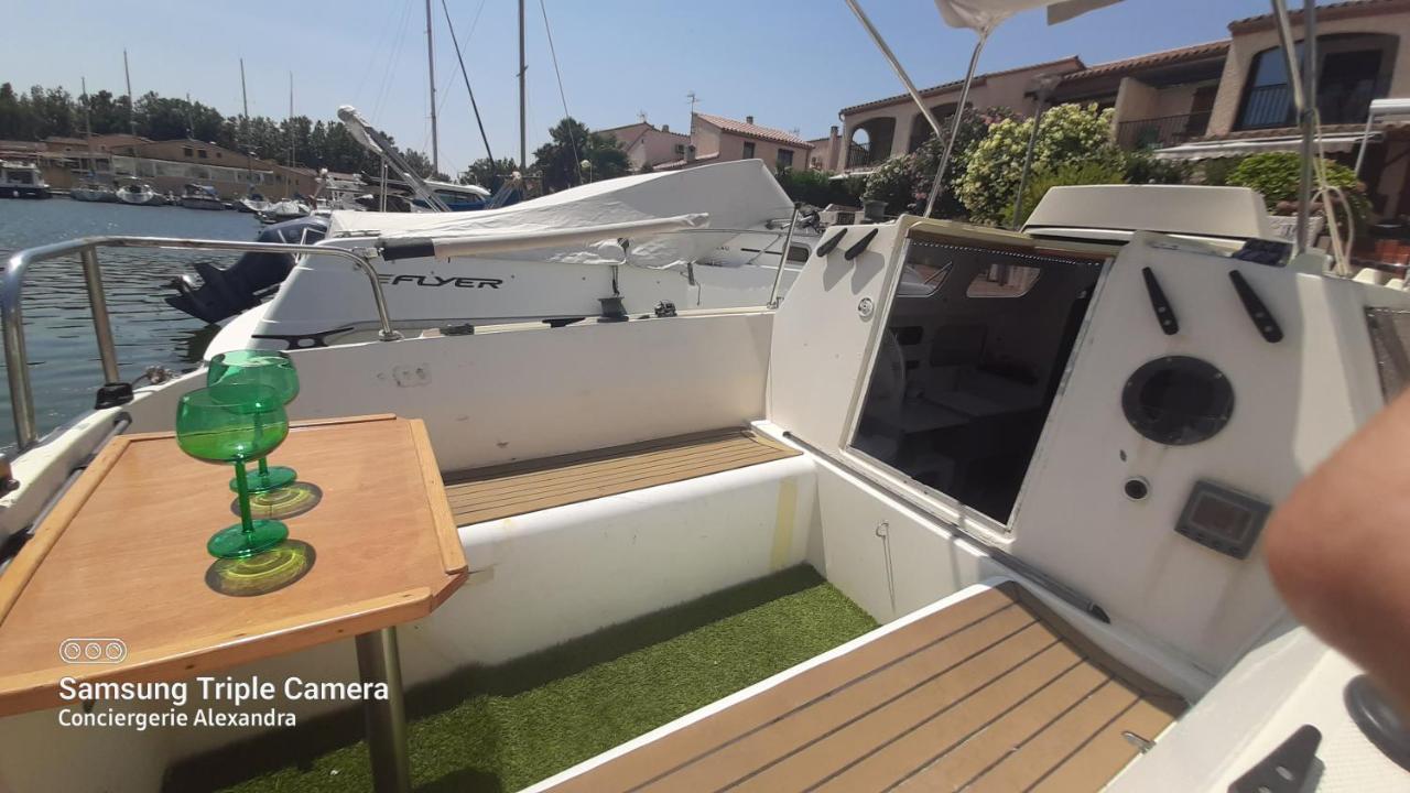 Nuit Insolite A Bord De L'Enata Un Voilier A Quai Sur La Marina De St Cyprien Сен-Киприен Екстериор снимка